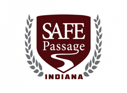 SAFE Passage INDIANA logo - FINAL - white interior - 600px